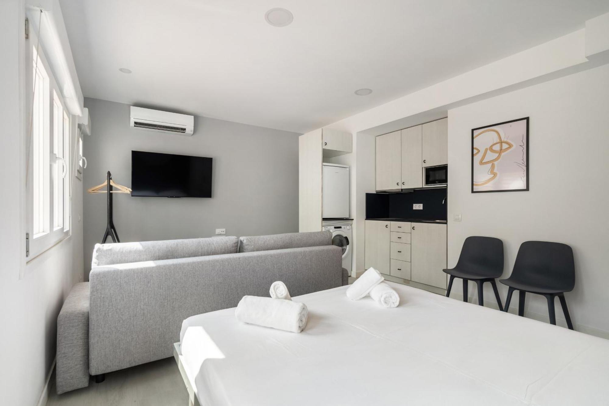 Madrid Riverside Studios Con Parking Incluido Alquiler Temporal ภายนอก รูปภาพ