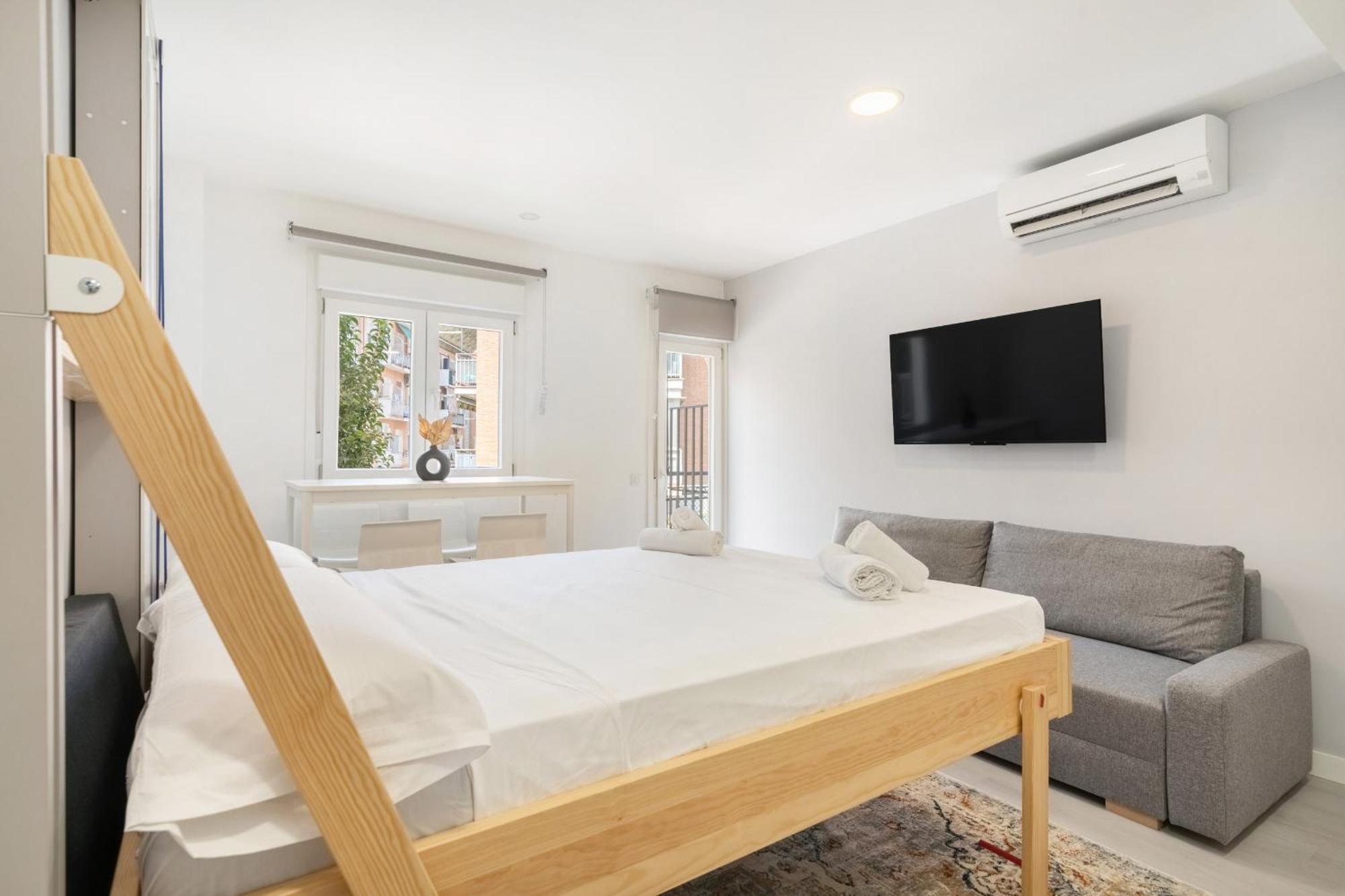 Madrid Riverside Studios Con Parking Incluido Alquiler Temporal ภายนอก รูปภาพ