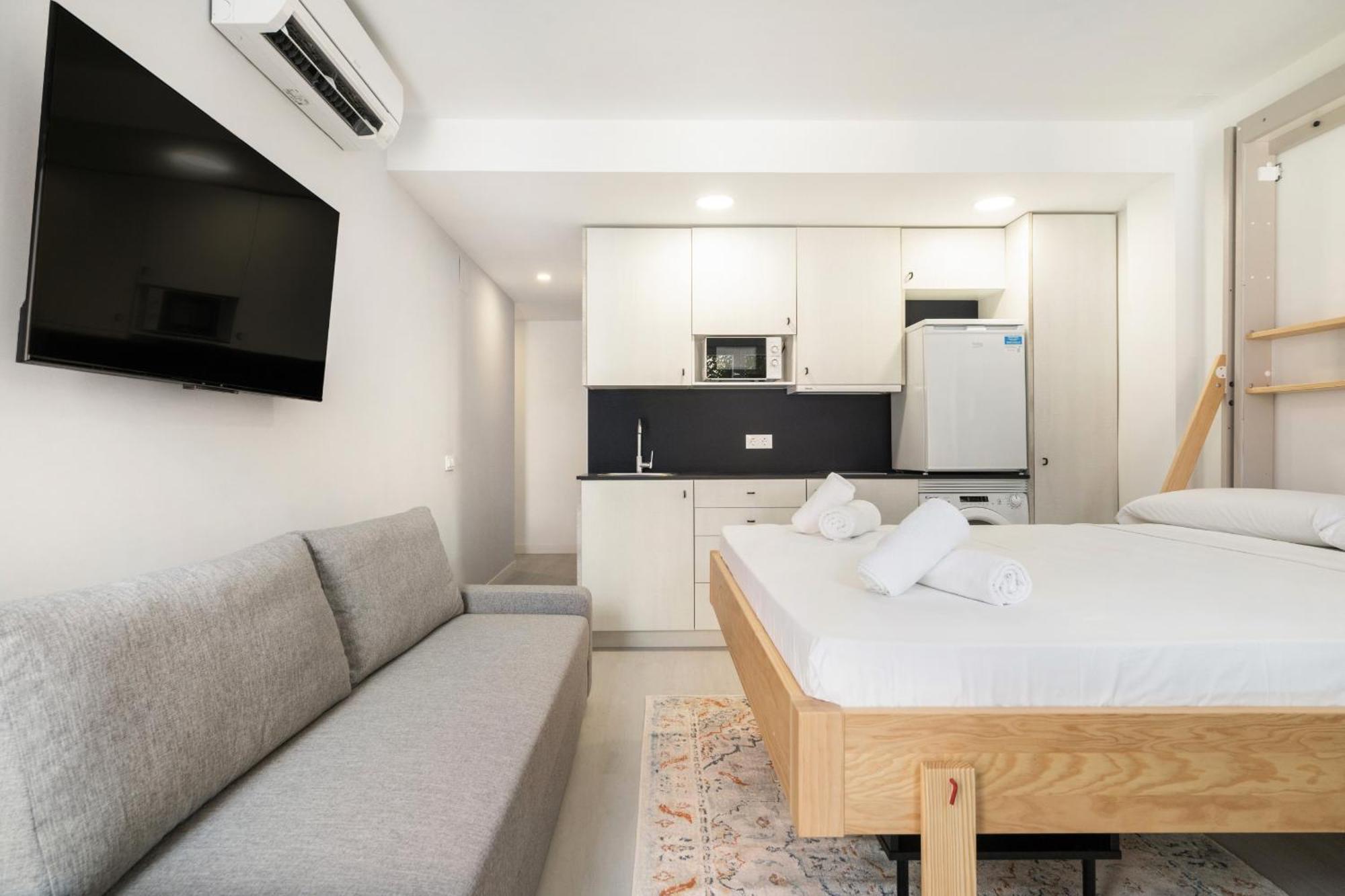 Madrid Riverside Studios Con Parking Incluido Alquiler Temporal ภายนอก รูปภาพ